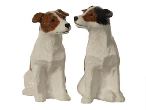 Quail Salt and Pepper Shakers Jack Russell