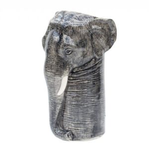 Quail Elephant Vase