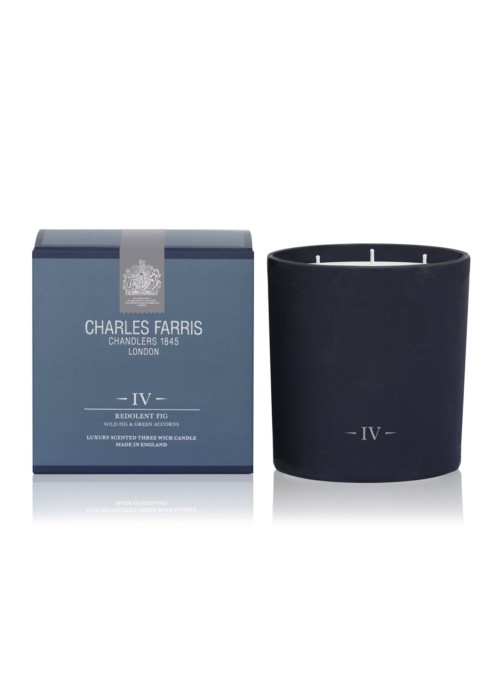 Charles Farris Redolent Fig 3 Wick Candle