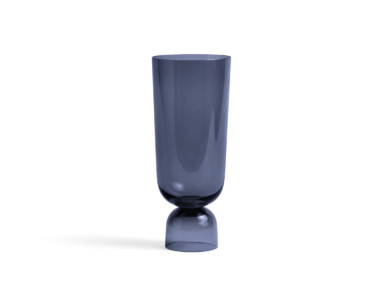 Large Navy Bottoms Up Vase by HAY