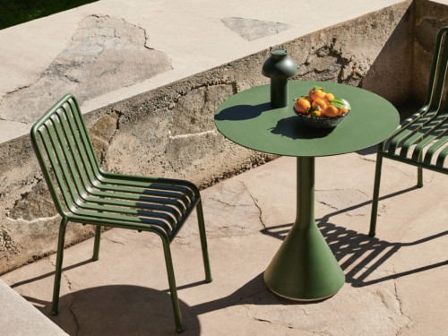 Palissade Chair_Palissade Cone Table_PC Portable olive