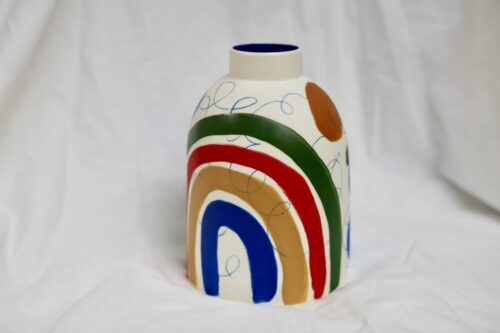 Sophie Alda Large Rainbow Vase - Image 2